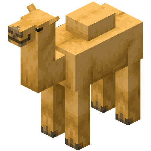 Image d'un dromadaire dans le jeu Minecraft
