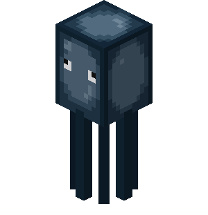 Image d'un Poulpe dans le jeu Minecraft