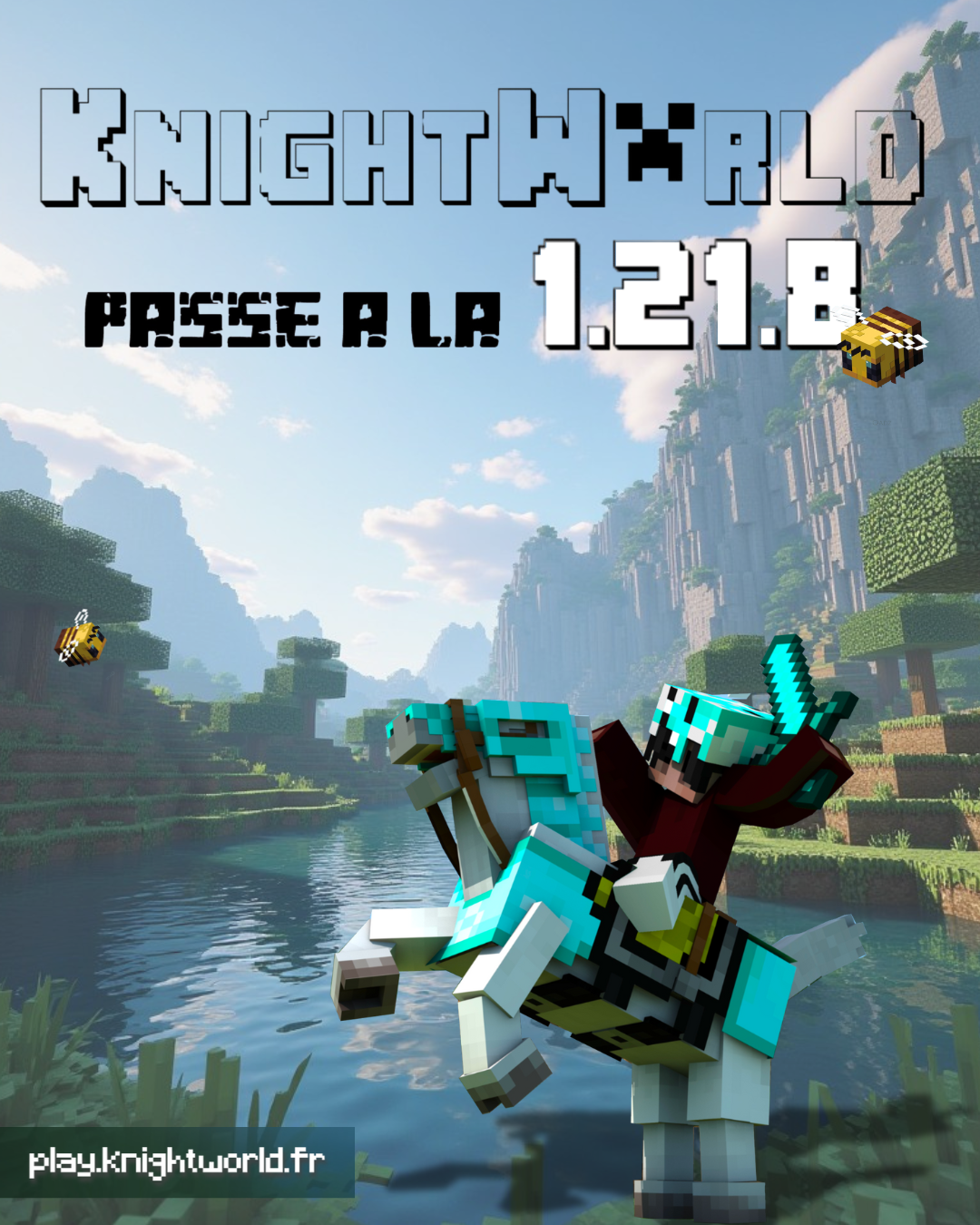 KnightWorld passe en 1.21.8 !